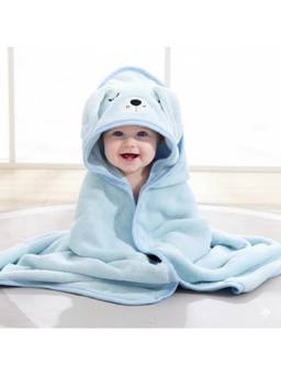 Teri Beri - Baby Hooded Towel - Blue