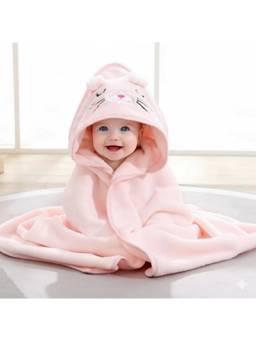 Teri Beri - Baby Hooded Towel - Pink