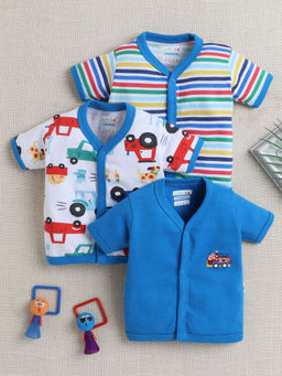 Bumzee - Multi-Color Printed Comfortable Jablas (Pack of 3)