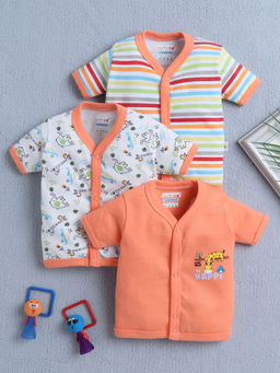 Bumzee - Multi-Color Printed Comfortable Jablas (Pack of 3)