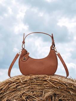 Mochi - Tan Handbag with Detachable Strap