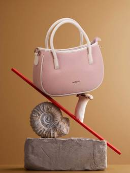 Mochi - Pink Handbag with Detachable Strap