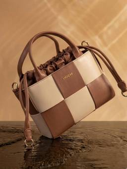 Mochi - Tan Satchel Bag with Detachable Strap