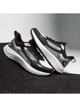 Red Tape - ETPU Men Textured Black & White Athleisure Shoes