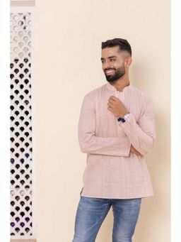 ETHNIC INDIA - Men Pink Checks Shirt