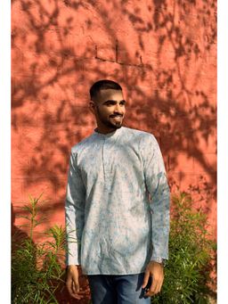 ETHNIC INDIA - Men Blue Tie & Dye Shirt