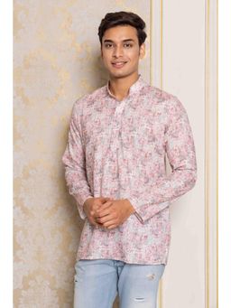 ETHNIC INDIA - Men Pink Floral Shirt