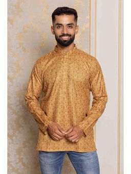 ETHNIC INDIA - Men Beige Floral Shirt