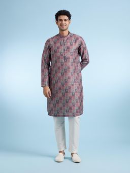 Diwas by Manyavar - Cotton Kurta with Pyjama for Men