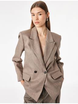 Koton - Double Breasted Grey Blazer