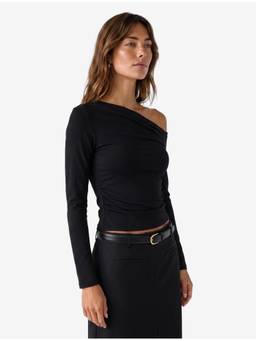 Koton - One Shoulder Black Top