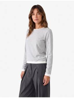 Koton - Crew-Neck Grey Sweatshirt
