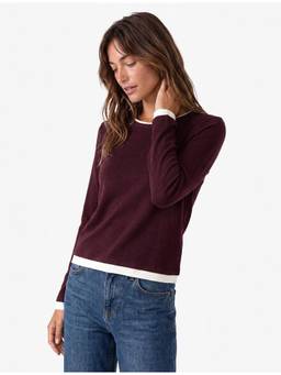 Koton - Crew-Neck Purple Sweatshirt