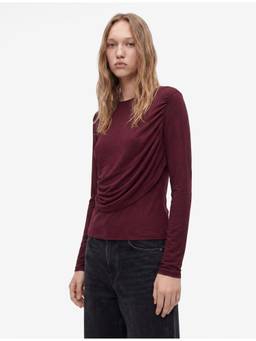 Koton - Draped Maroon Top