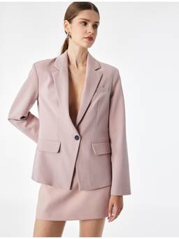 Koton - Buttoned Pink Blazer