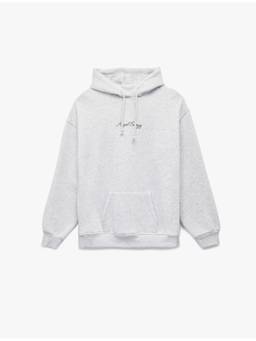 Koton - Angel Back Grey Printed Sweatshirt