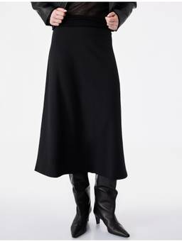 Koton - Black Midi Skirt