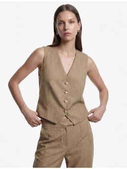 Koton - Sleeveless Grey Waist Coat