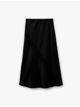 Koton - A-Line Black Midi Skirt