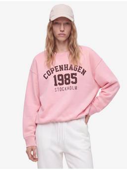 Koton - Printed Pink Sweatshirt