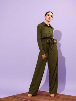 STREET 9 - women Olive JUMPSUIT