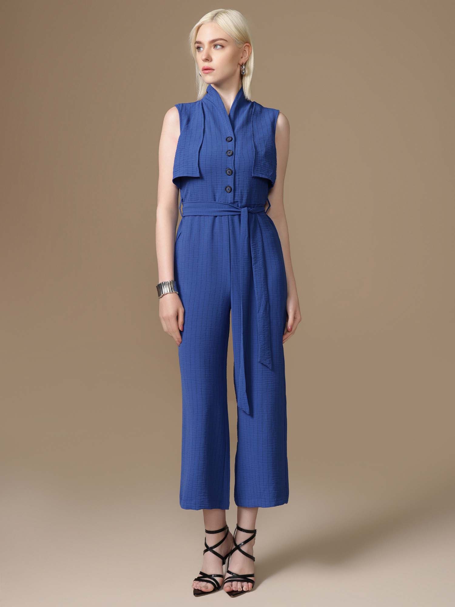 kazo Stephanie Jumpsuit with Belt-picture-28