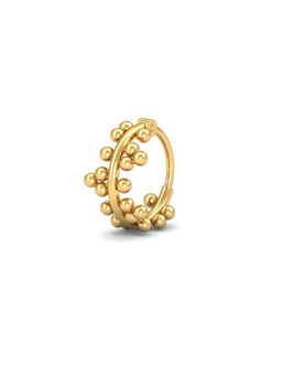 KuberBox - Bubbles Nose Ring 14K Gold