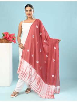 Hella Fashions - Brown Batik Dupatta