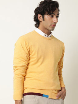 Rare Rabbit - Yellow Casual Sweater
