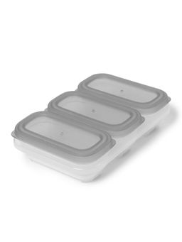 Skip Hop - Weaning Accessory 4Oz Containers Grey 3M to 36M