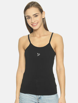 TWIN BIRDS - 2 In 1 Cami With Padded Bra - Black