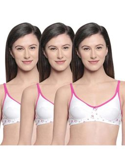 Bodycare - Perfect Coverage Bra-Pack Of 3 - White