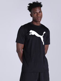 Puma - Active Big Logo Mens Black T-shirt