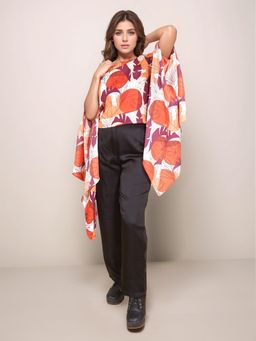 Zink London - Women's Floral Relaxed Fit Top