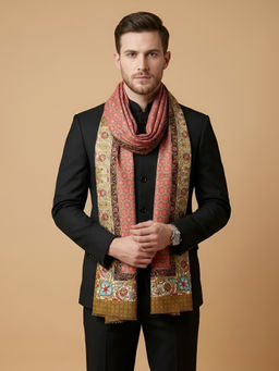 MUFFLY - Bamboo Silk Printed Men Stole