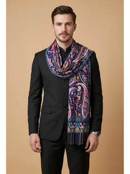MUFFLY - Bamboo Silk Paisley Printed Men Stole