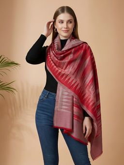 MUFFLY - Women Bamboo Silk Reversible Printed Ethnic Stole