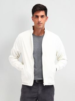 Arrow Sports - Solid Regular Fit Bomber Jacket