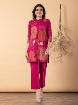 Readiprint - Women Pink Pure Cotton Co-Ord Set