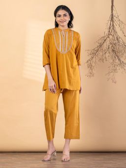 Readiprint - Women Mustard Pure Cotton Co-Ord Set