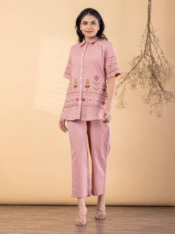 Readiprint - Women Pink Pure Cotton Co-Ord Set