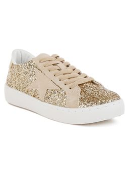 London Rag - Gold Glitter Star Chunky Sneakers