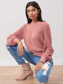 Twenty Dresses by Nykaa Fashion - Pretty In Pink Sweater