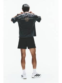 H&M - Men Grey Boxy-Style Sports T-Shirt with Dry Move