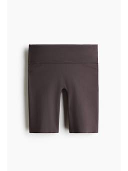 H&M - Women Brown Sports Cycling Shorts with Soft Move