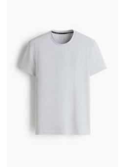 H&M - Men Grey Muscle Fit Sports T-Shirt with Dry Move