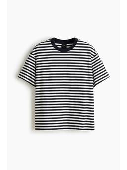 H&M - Men Blue Relaxed Fit T-Shirt