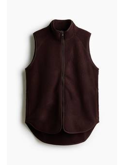 H&M - Women Brown Regular Fit Teddy Sports Gilet