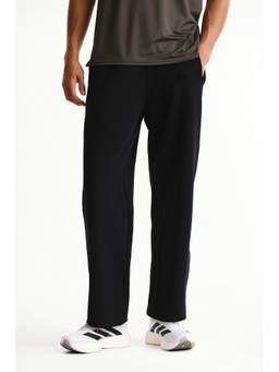 H&M - Men Black Loose Fit Sports Track Pant with Dry Move