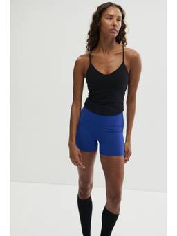 H&M - Women Black Integral-Bra Sports Vest Top With Sculpt move